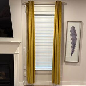 Elegant Velvet Gold Curtains (1 pair = 2 panels) 2 of 4 listings.